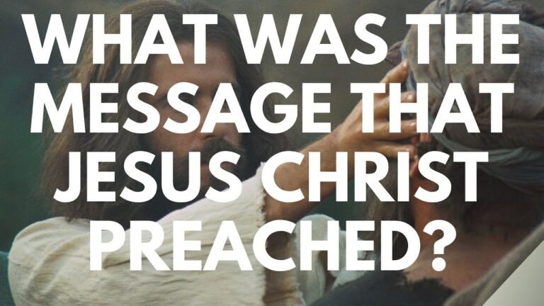 What was the message of Jesus?