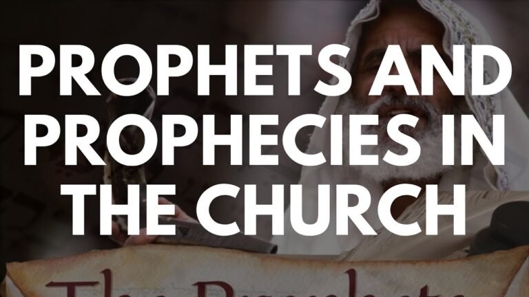 Does the church need prophets and prophecies? – Part 1